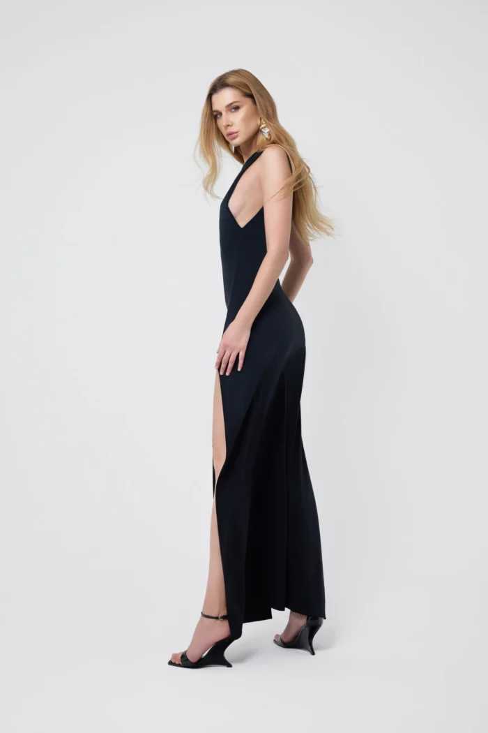 Alternative view of Sleeveless Maxi Dress with Double Slits