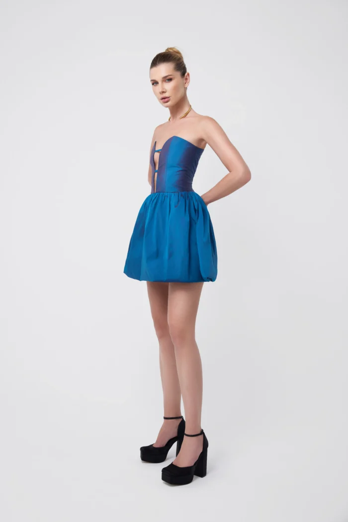 Alternative view of Corset Mini Dress with Balloon Skirt