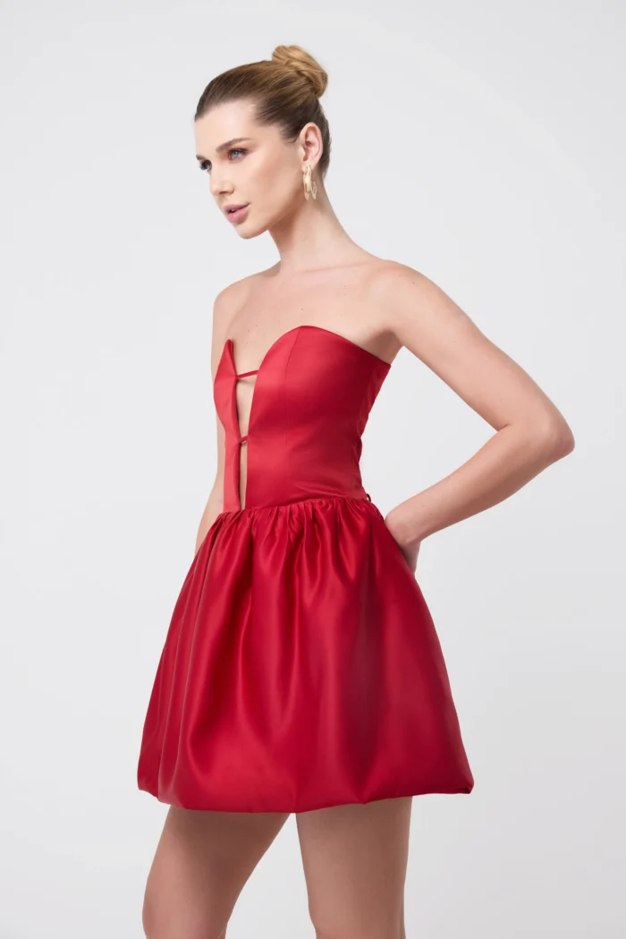 Alternative view of Corset Mini Dress with Balloon Skirt